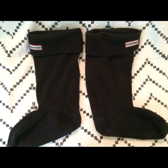 Hunter Boots Black Tall ONLY WORN TWICE - Picture 7 of 7